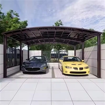 Aluminium dubbelcarport